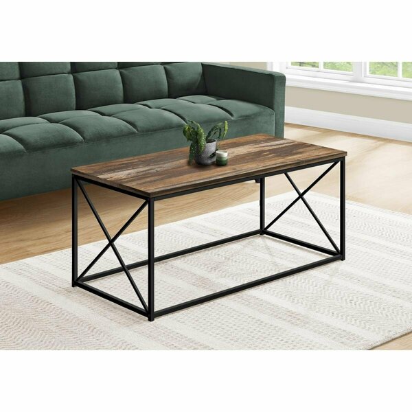 Clean Choice 18 x 20 x 40.5 in. Contemporary & Modern Rectangle Coffee Table Brown & Black CL2456408